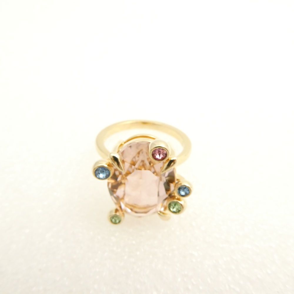 【SWAROVSKI】Gema リング 3点セット 純正箱付き 美品 SWAROVSKI スワロフスキー Gema 指輪 3点 60 19号 リング