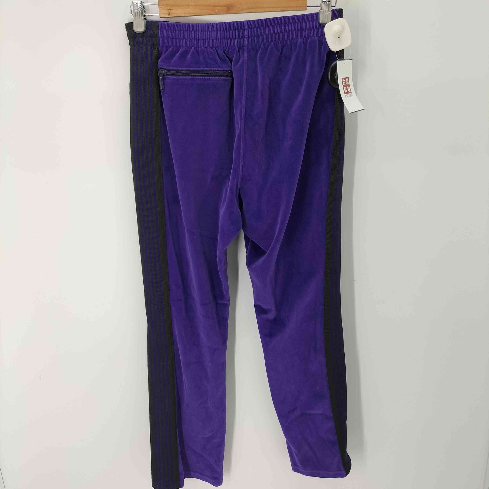 ニードルズ Needles 23AW Narrow Track Pant C/Pe Velour ロゴ