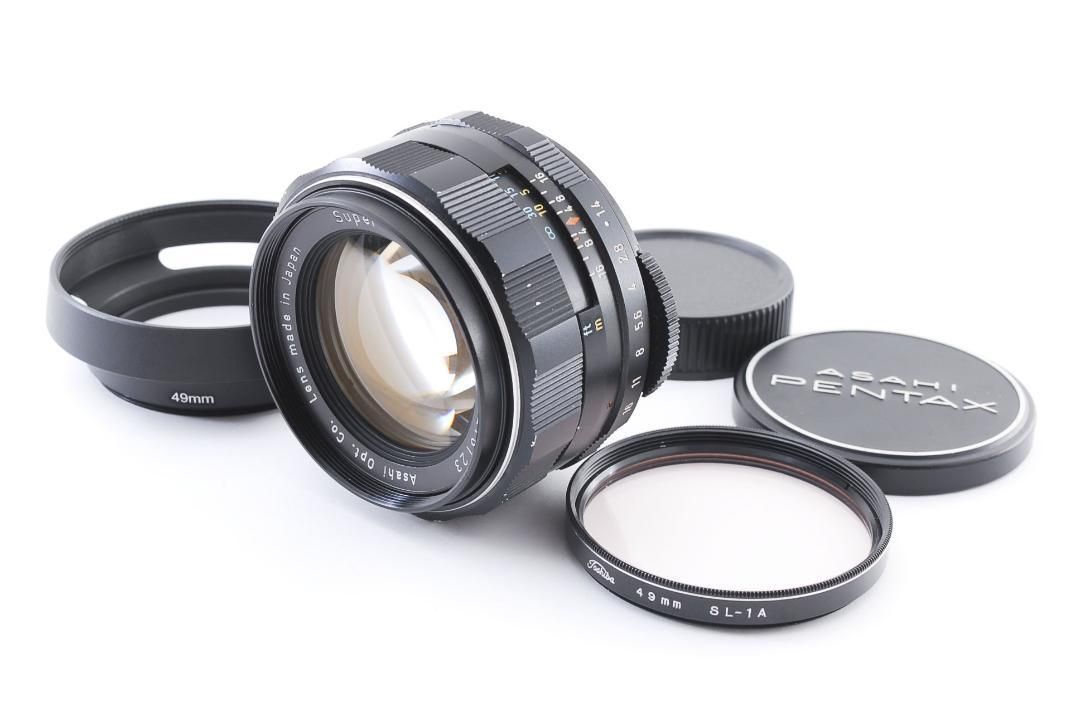 王道 前期型】SuperTakumar 55mm F1.8 超美品 フード付き-