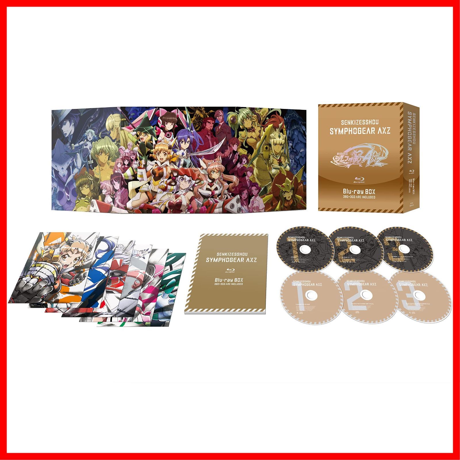 大得価正規品(送料込み)戦姫絶唱シンフォギアAXZ Blu-ray BOX初回限定版 邦画・日本映画