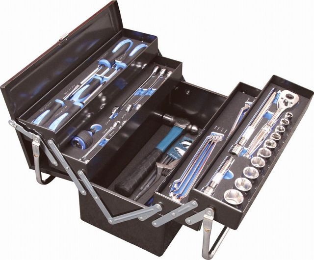 シグネット SIGNET メカニックツールセット両開きトレイ付 12.7SQ54007