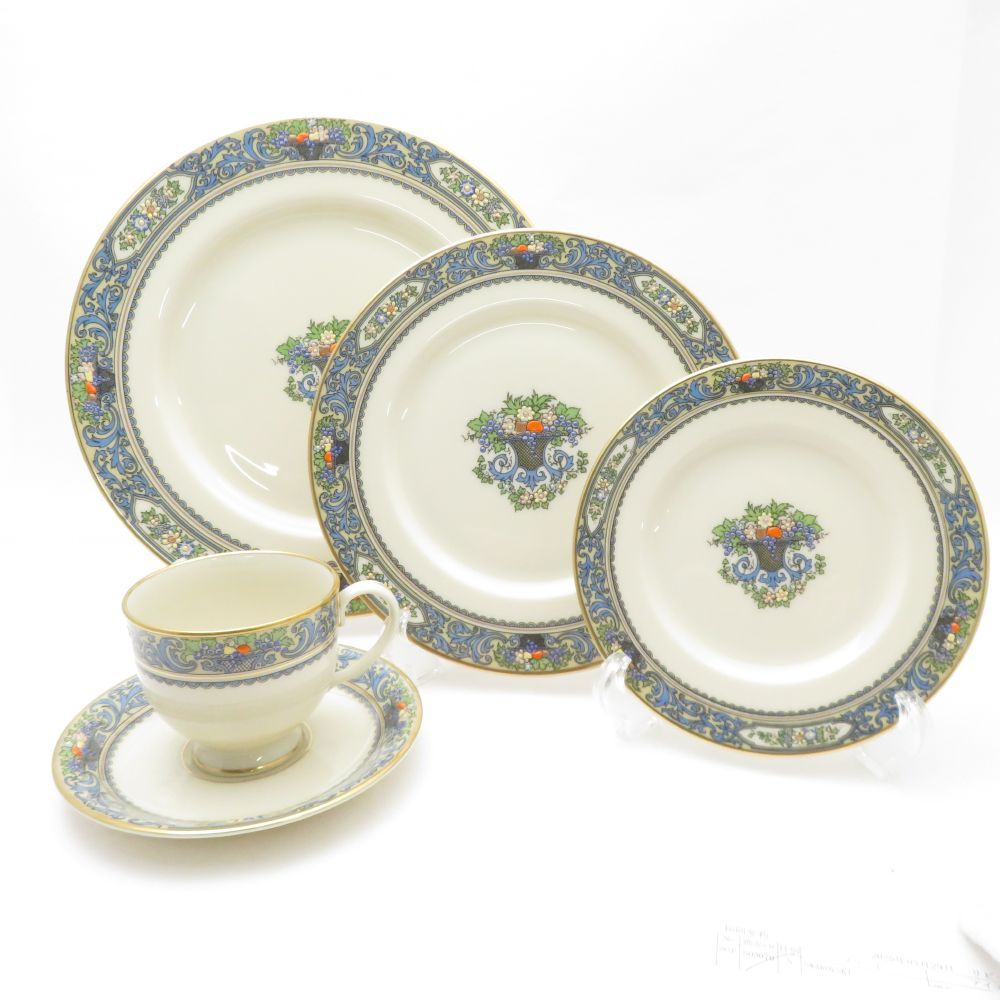 LENOX レノックス オータム カップ＆ソーサー プレート 16㎝ 21㎝ 26㎝ 4点 プレートセット ST469G1