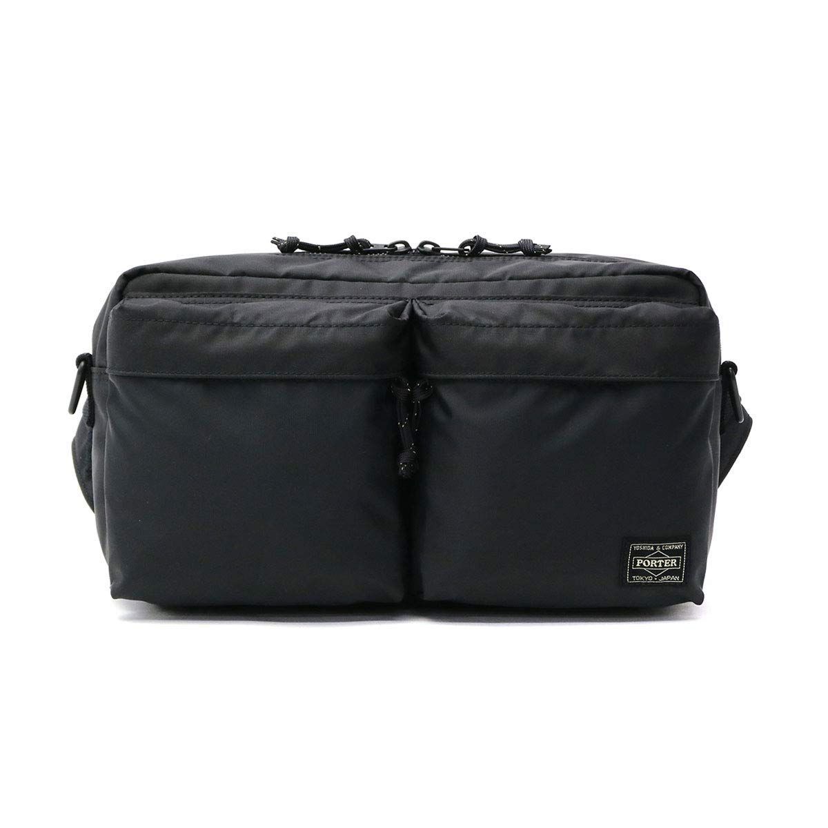 Color ブラック ポーター porter フォース 2WAYウエストバッグL ブラック