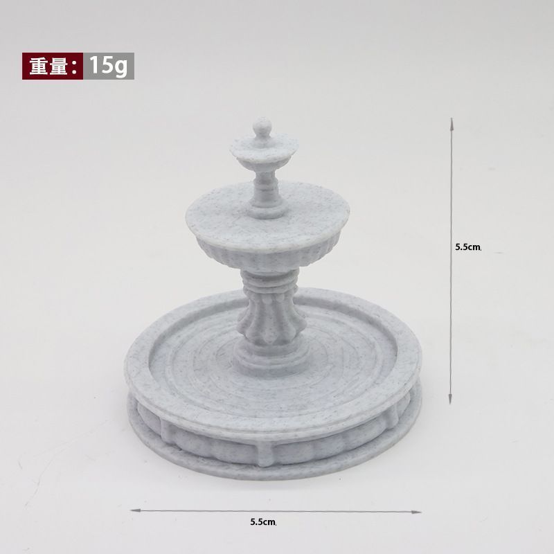 ミニチュア 雑貨 庭の噴水 ガーデニング 庭作り ドールハウス キット