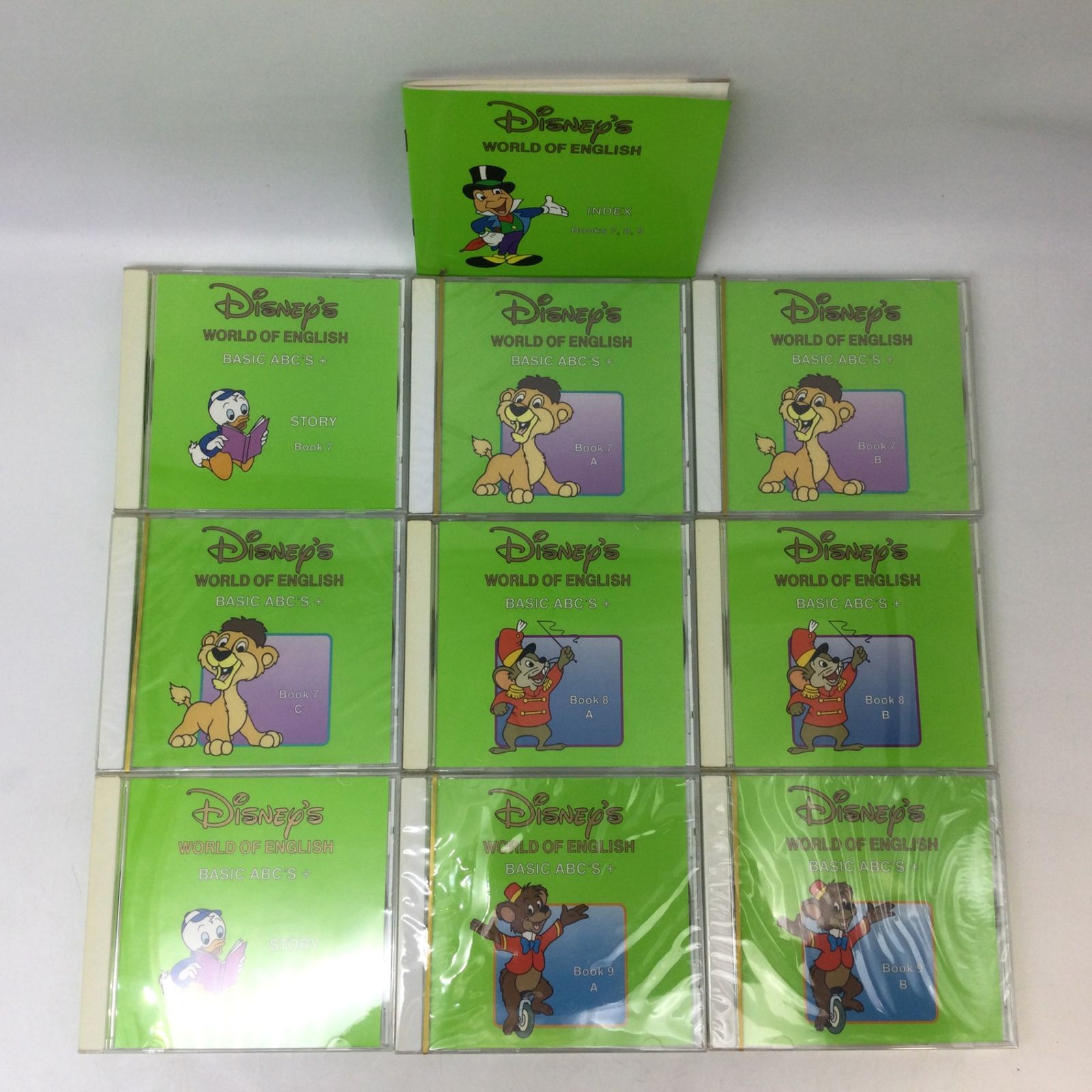 5401 【現状品】Disney WORLD OF ENGLISH CDセット 36枚 一部未開封