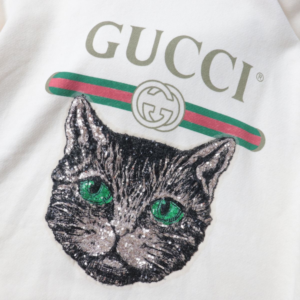 極美品☆正規 グッチ 469251 ミスティックキャット ヴィンテージロゴ 