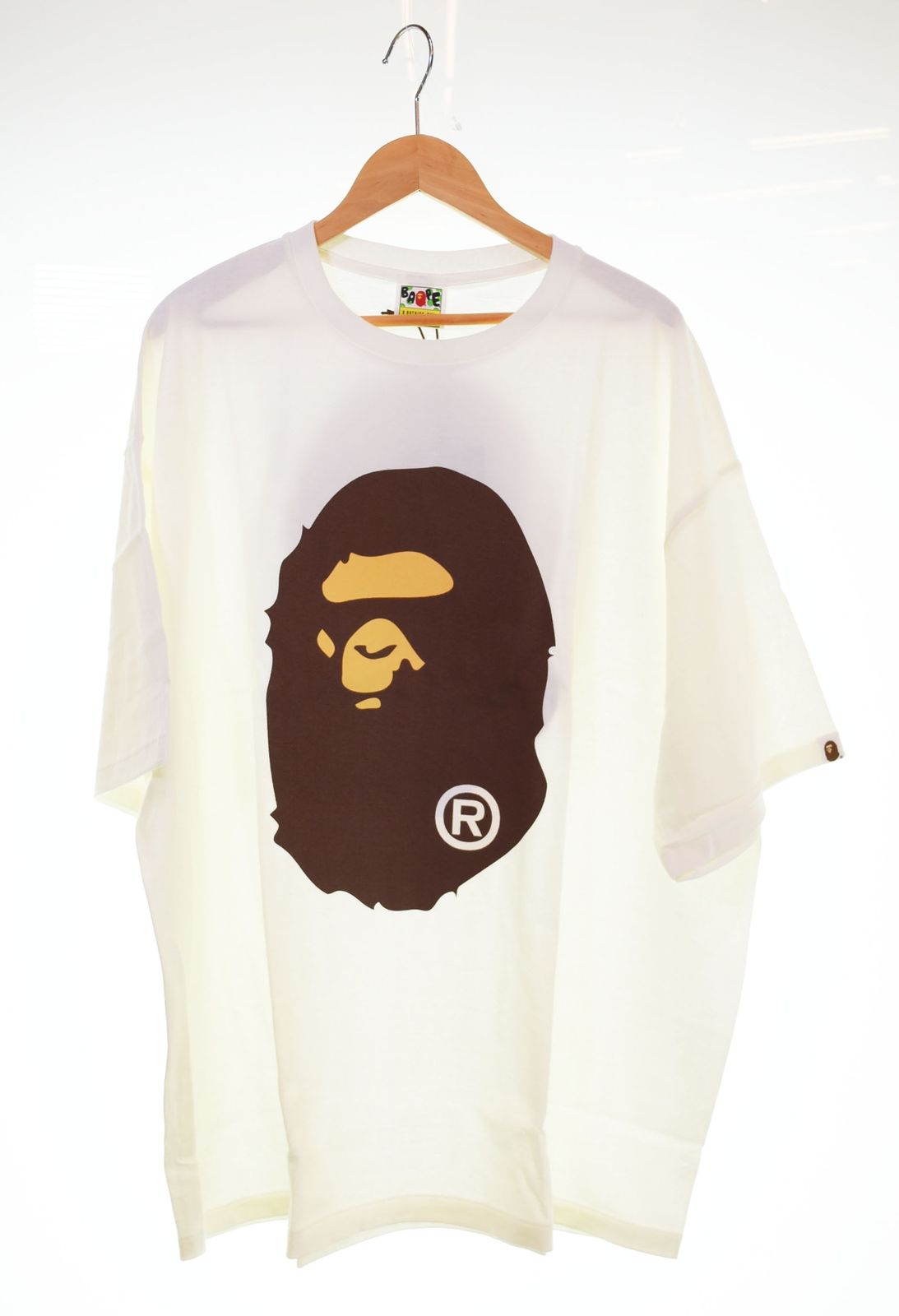 アベイシングエイプ A BATHING APE ビッグ 猿顔プリント 半袖