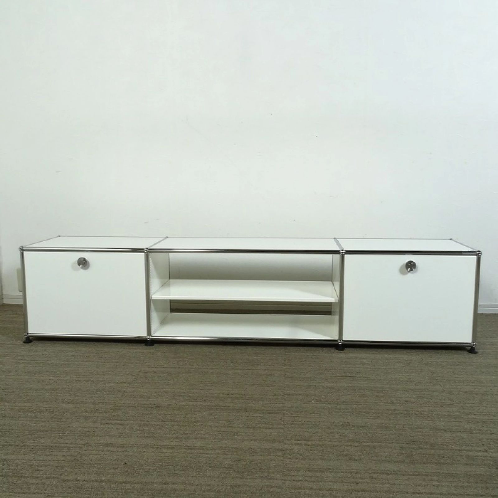 テレビボード ドロップダウンドア×2