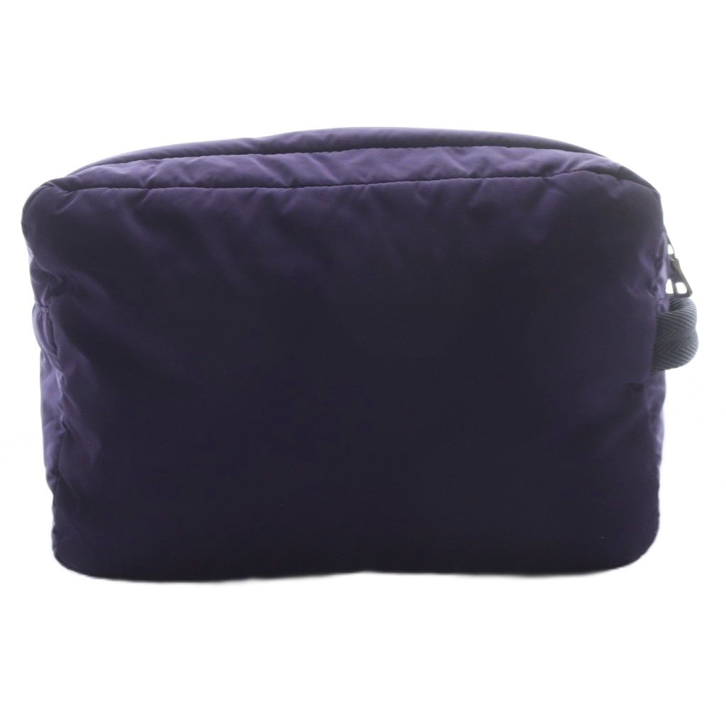 プラダスポーツ PRADA SPORT ナイロンポーチ ロゴ 紫 パープル