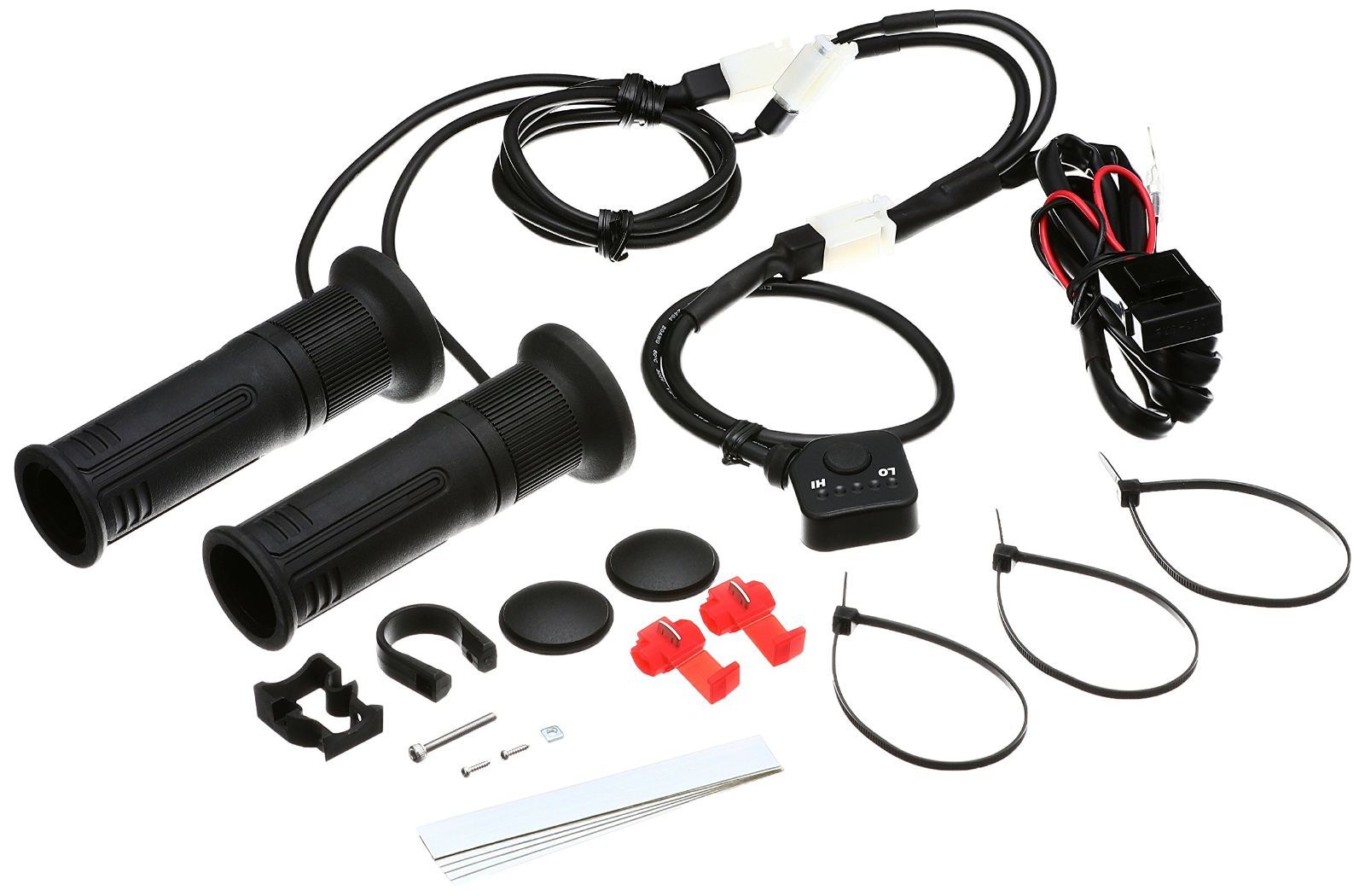 【在庫セール】120mm スイッチ別対式 プッシュスイッチ GH08 φ22.2用 グリップヒーター バイクパーツ 304-8203 キジマ(Kijima)