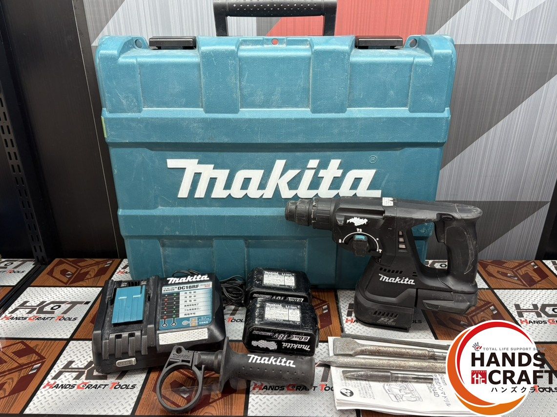 〇マキタ Makita HR244DRGXB 24mm充電式ハンマドリル 18V バッテリー×2 充電器付き