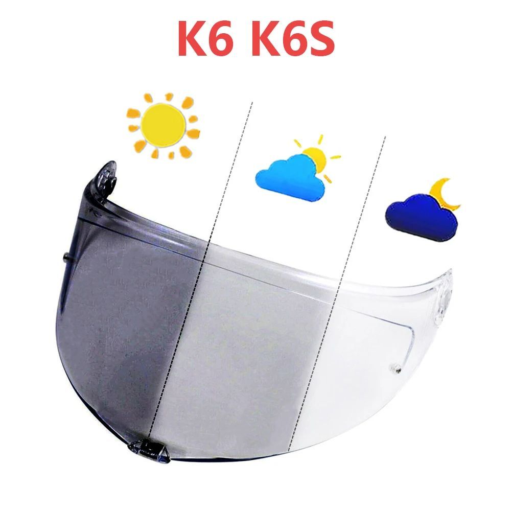 AGV ヘルメットシールド K6 K6S フォトクロミック