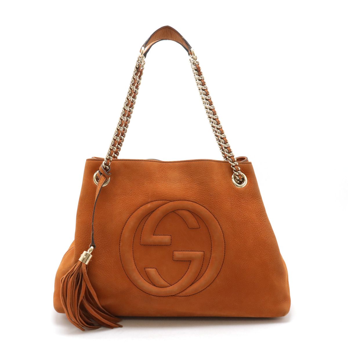 GUCCI グッチ ソーホー インターロッキングG ロゴ チェーンバッグ 