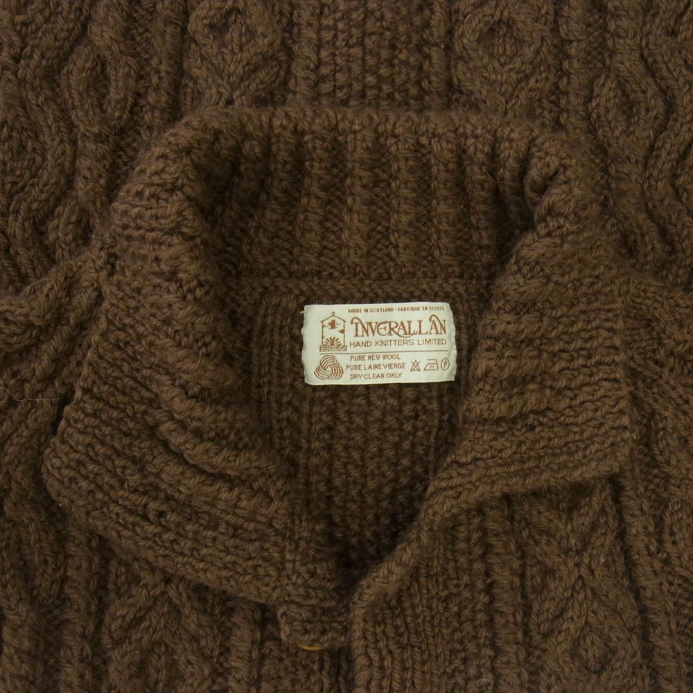 INVERALLAN インバーアラン 茶タグ 3A LUMBER CARDIGAN ランバー