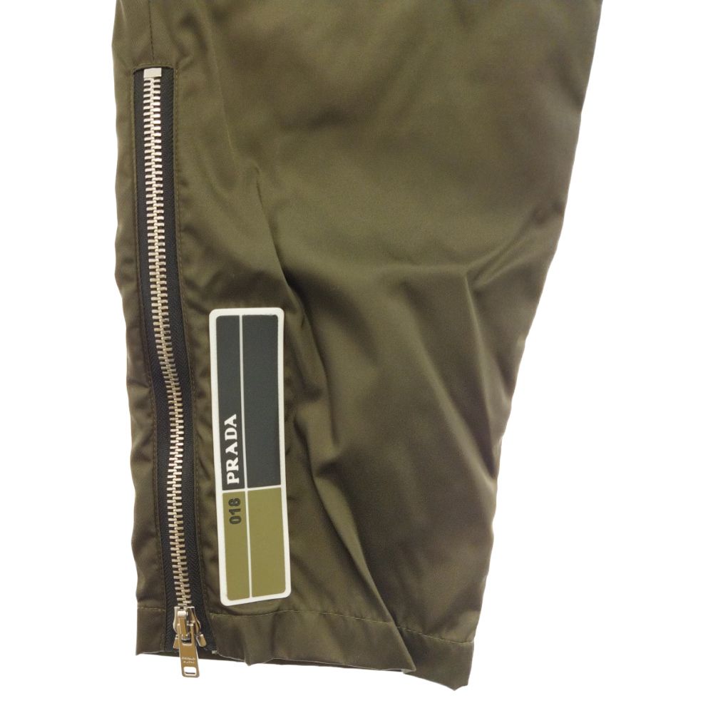 PRADA プラダ 19AW THECNICAL NYLON CARGO PANT 22X805 S192 ラバーパッチテクニカルナイロンジップフロントポケットカーゴパンツ PRADA (プラダ) 19AW THECNICAL NYLON CARGO PANT 22X805 S192 ラバー