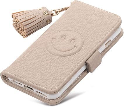 【在庫処分】iPhone 12 ケース 手帳型 iPhone 12 Pro ケース 手帳 かわいい おしゃれ アイフォン12プロ 電話ケース 笑顔 かわいい レディース アイフォン iPhone 12プロ ケース 手帳型 タッセル 横置き