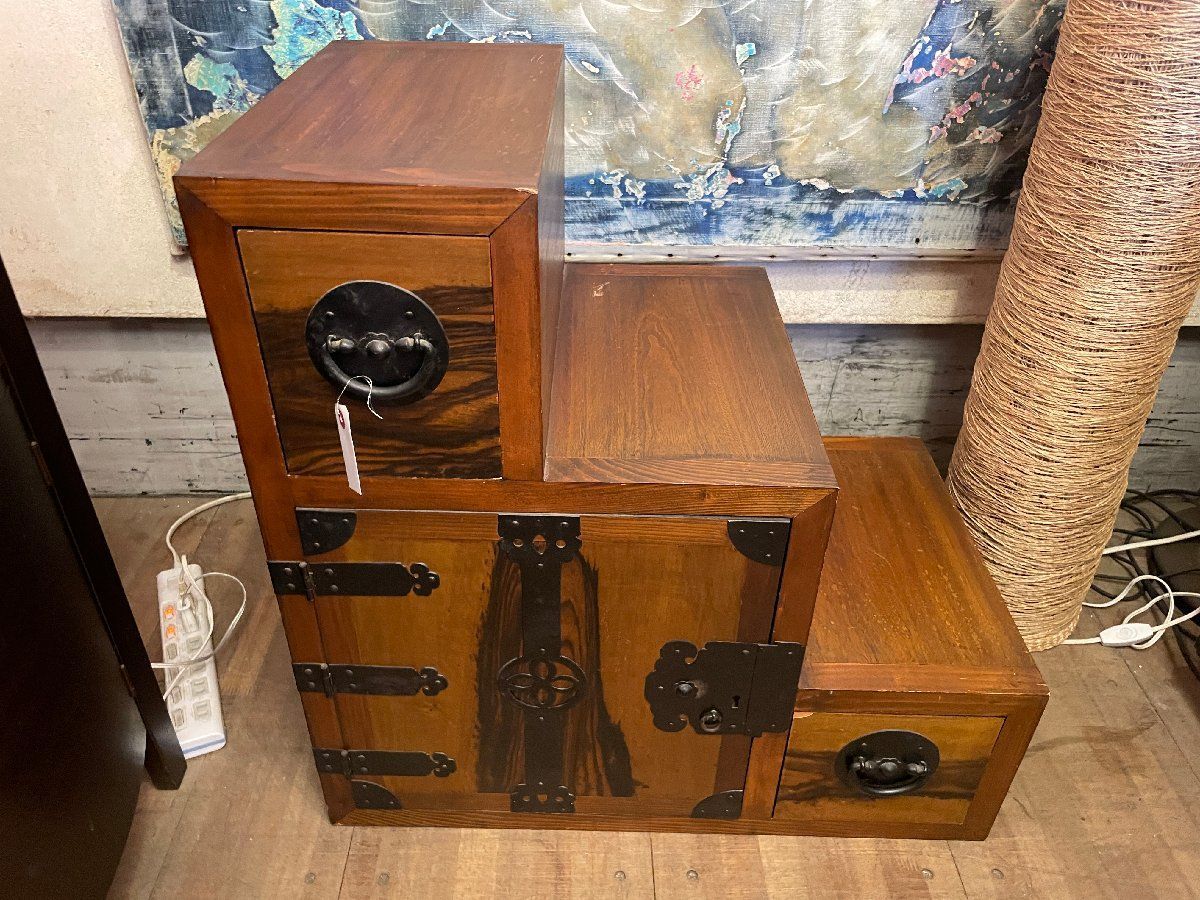 アンティーク/レトロ/民芸/階段箪笥/和モダン/タンス/たんす/インテリア/