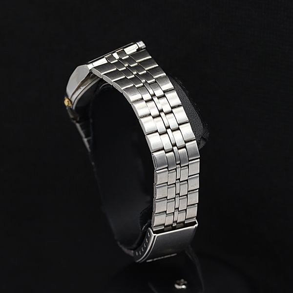 SEIKO セイコー 7N43-5011 90年製 スクエア クォーツ 腕時計 セイコー アンティーク 7N43-5011 QZ 黒文字盤 オクタゴン