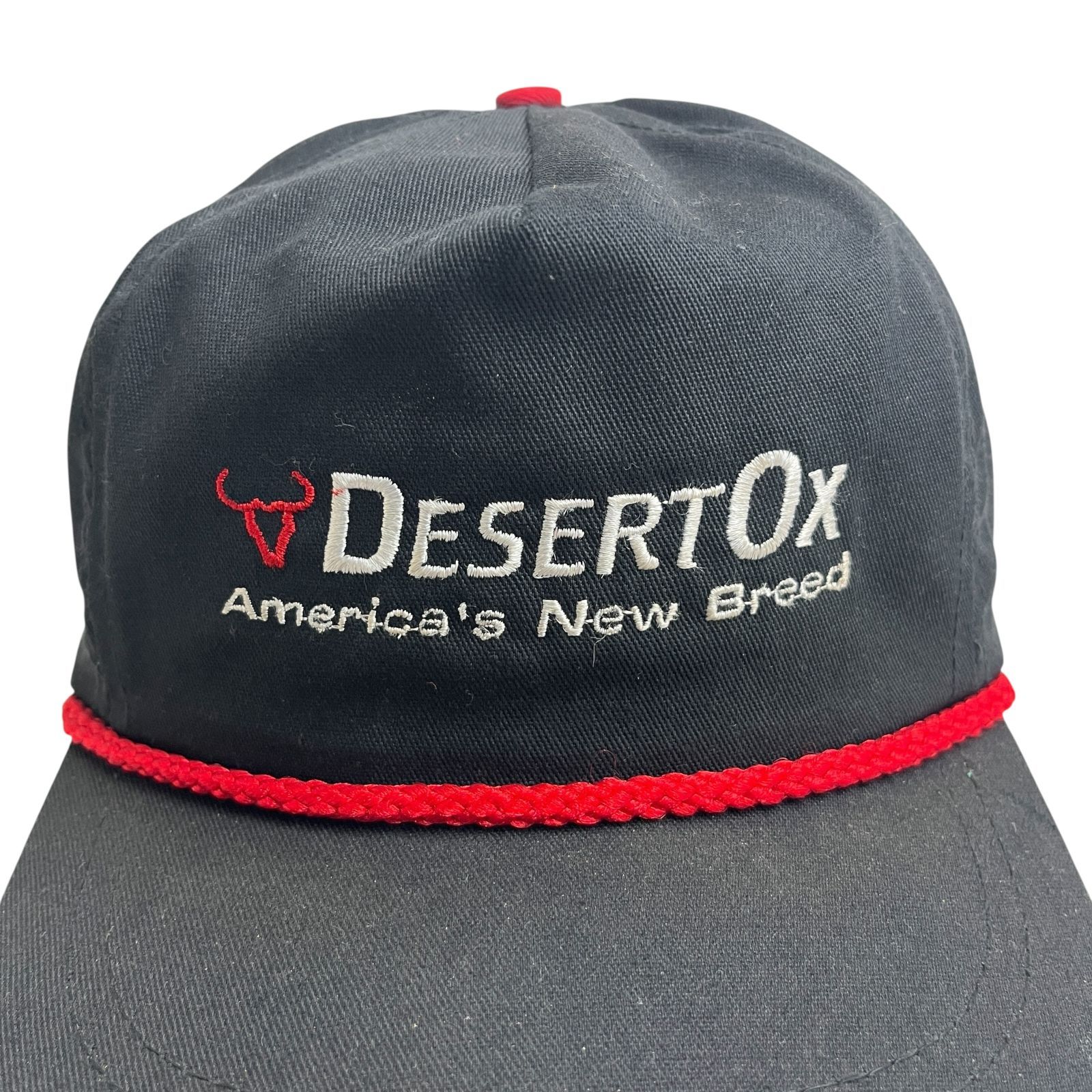 90s ヴィンテージ USA製 Quazite 企業刺繍ロゴ トラッカーキャップ