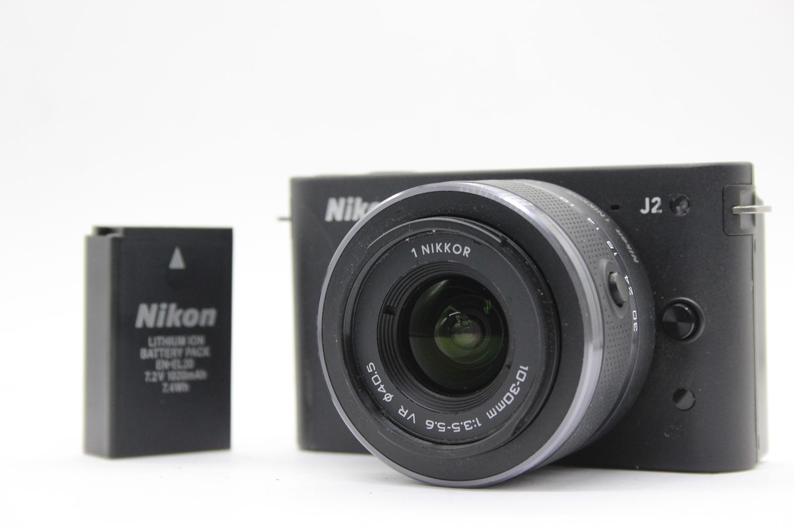 返品保証】 ニコン Nikon J2 1NIKKOR 10-30mm F3.5-5.6 VR バッテリー