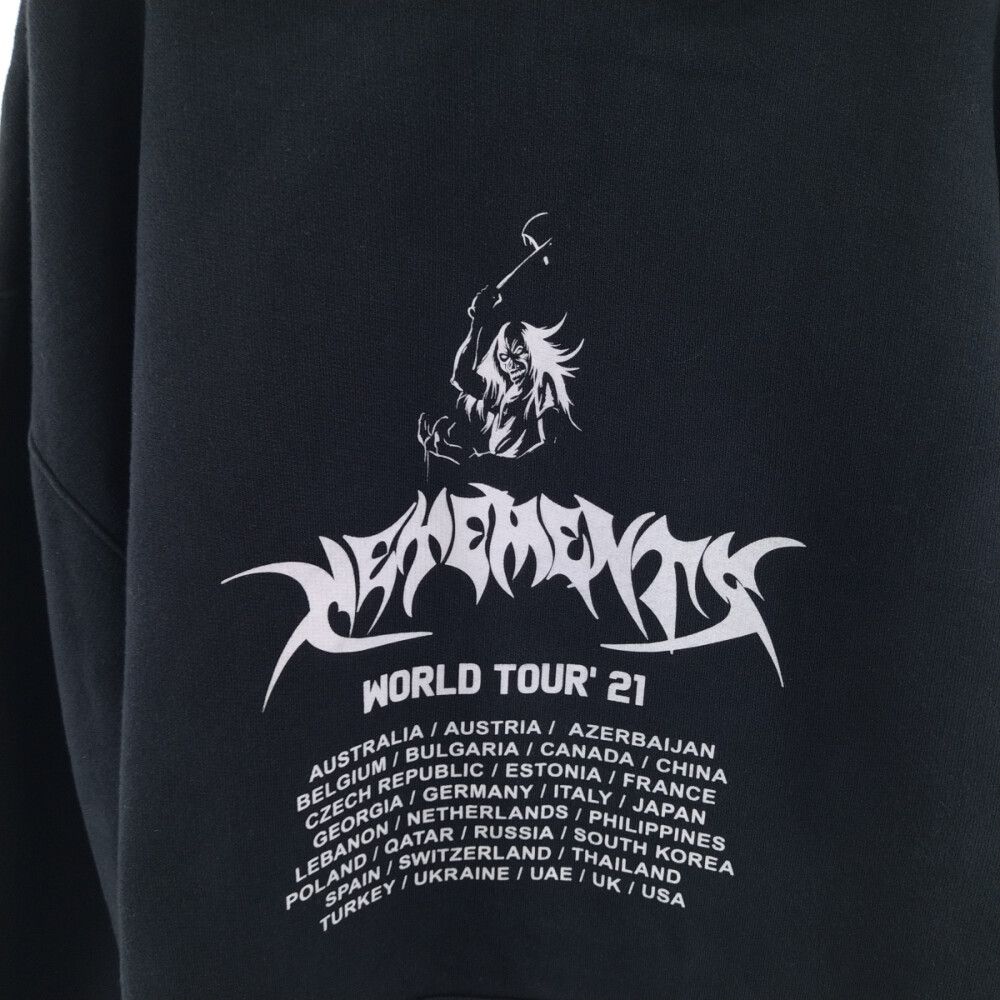 VETEMENTS (ヴェトモン) 20AW WORLD TOUR OVERSIZED LOGO HOODIE