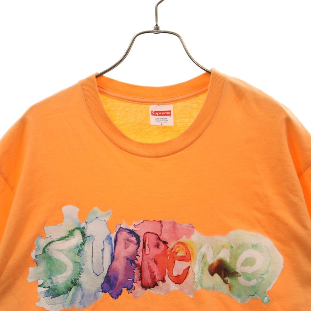 トップス Supreme 23ss Watercolor Tee Supreme(シュプリーム) 23SS Watercolor Tee ロゴ ウォーター