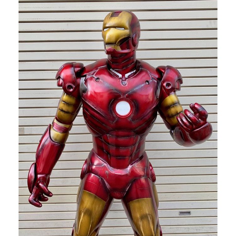 等身大フィギュア アイアンマン スタンディング （レッド） 高さ190m FRP製 IRON MAN アメコミ マーベル アメキャラ アメリカ雑貨 -  メルカリ