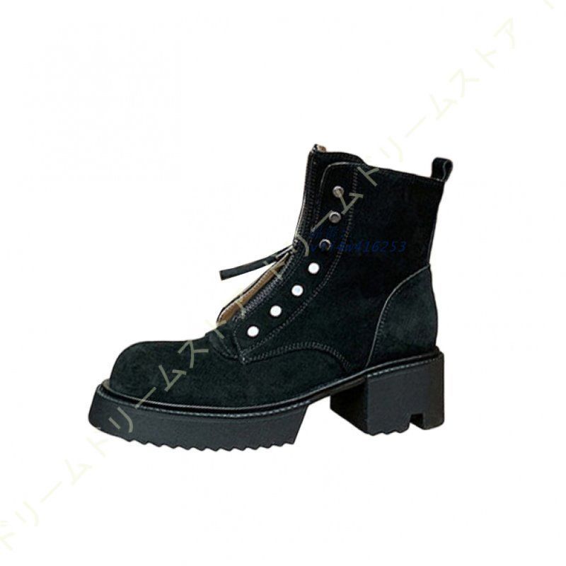 フロントジッパー レザー