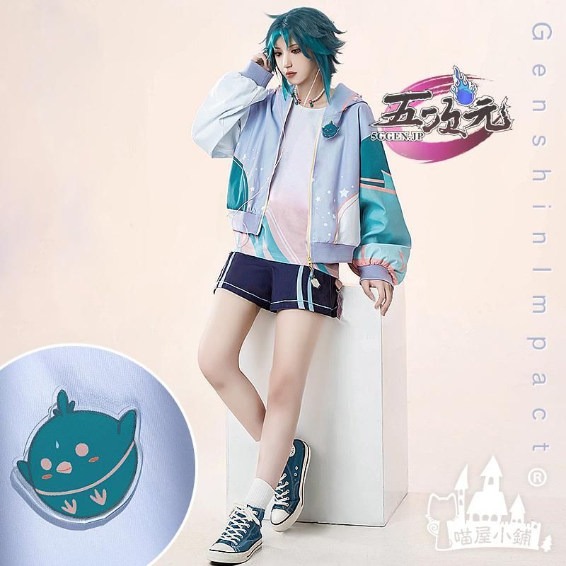 ♥ 猫屋小舗 原神 コスプレ ショウ 異色袖 派生服 同人服 ウィッグ 追加可