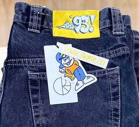 POLAR SKATE CO. （ポーラー） '93! DENIM BLACK ウエスト 30/32/34