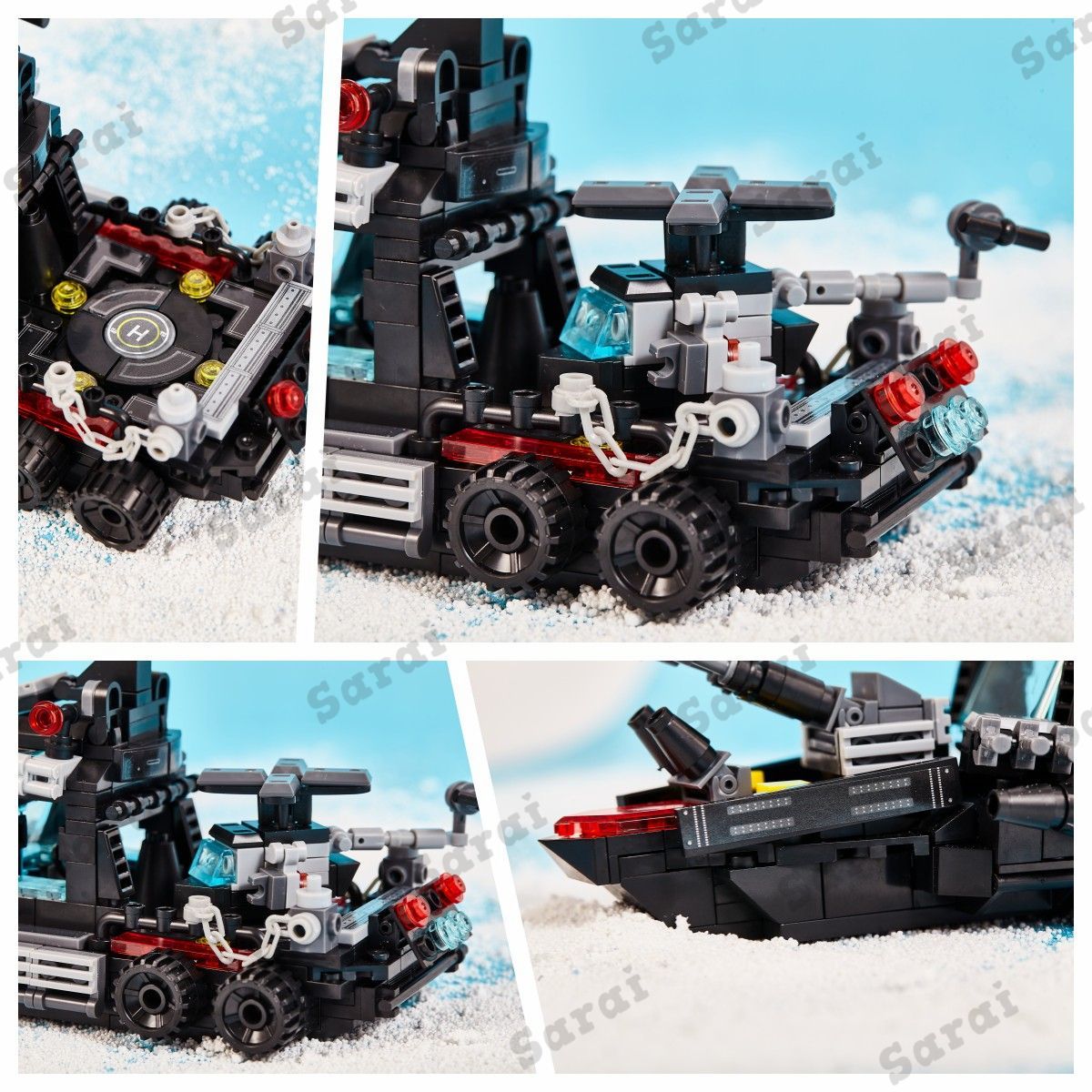 LEGO レゴ 互換 ブロック SWAT 警察 特殊部隊 戦艦 戦闘船 ミニフィグ