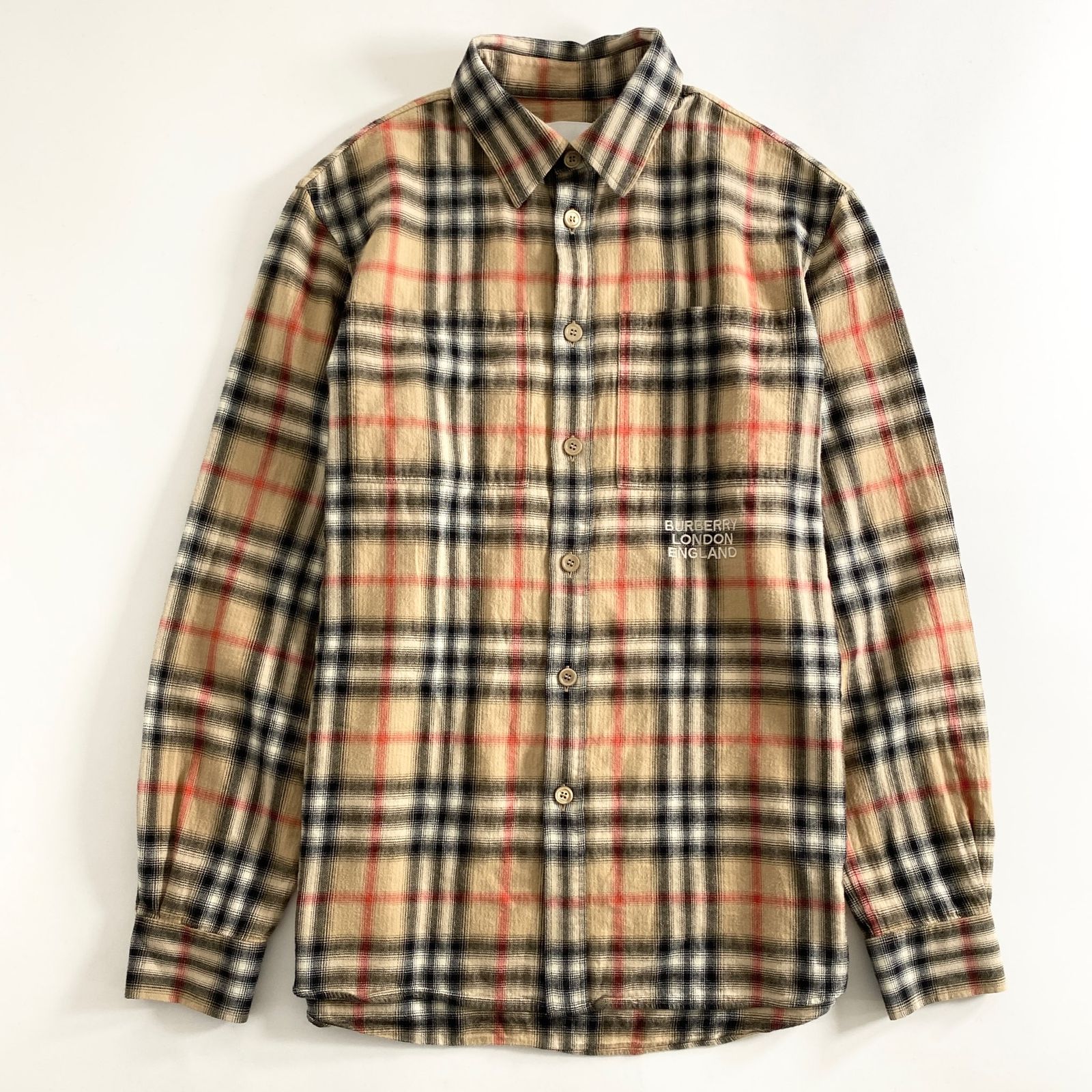 25a29 BURBERRY バーバリー ARCHIVE BEIGE IP CHK 長袖シャツ 25a29 BURBERRY バーバリー ARCHIVE BEIGE IP CHK 長袖シャツ