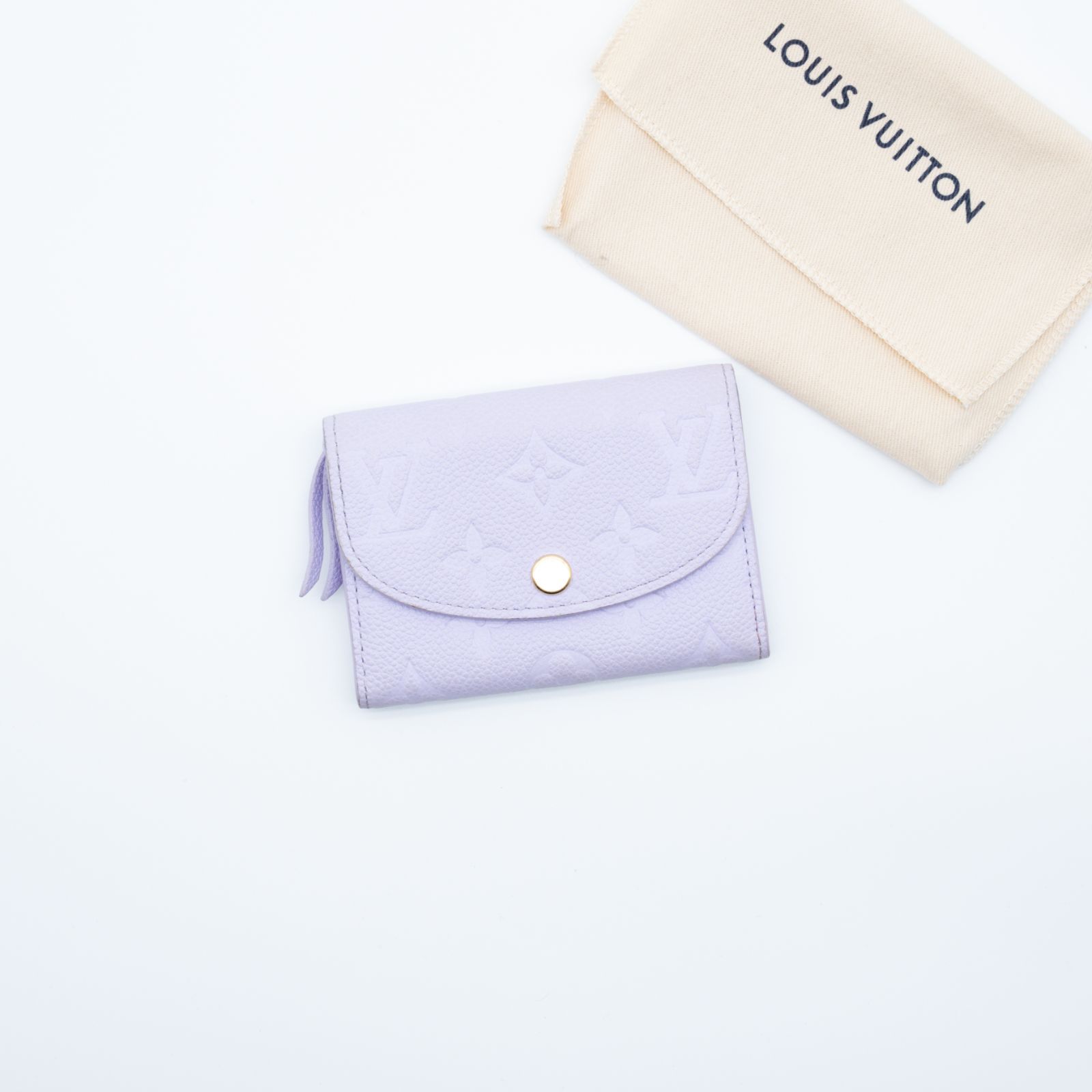 ルイヴィトン レザー 二つ折り財布 パープル ルイ ヴィトン エピ