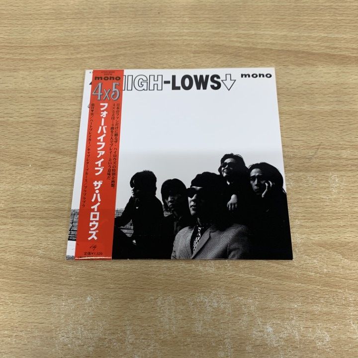 ○01)【同梱不可】【帯付き】The High-Lows/4 X 5/ハイロウズ