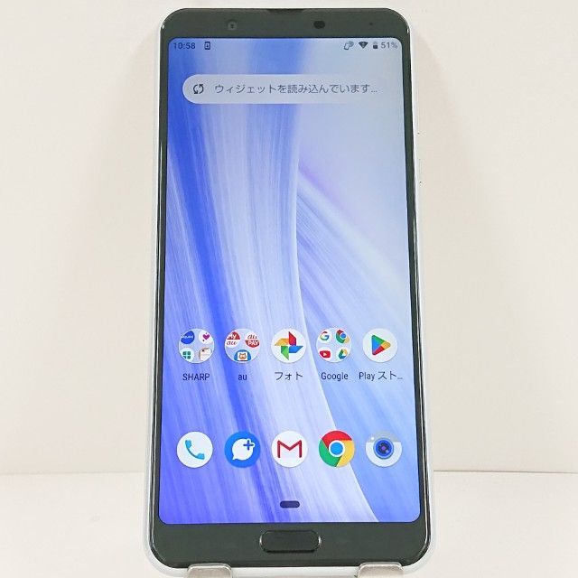 AQUOS sense3 plus サウンド SHV46 au ホワイト 送料無料 本体 c15070