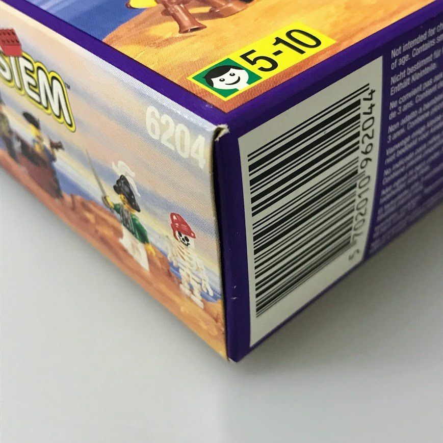 LEGO レゴ SYSTEM システム 6204 パイレーツ ミニフィグセット CT-533 南海の勇者シリーズ 海賊 赤ひげ船長 海兵隊 ガイコツ 宝箱 金貨 コイン 463