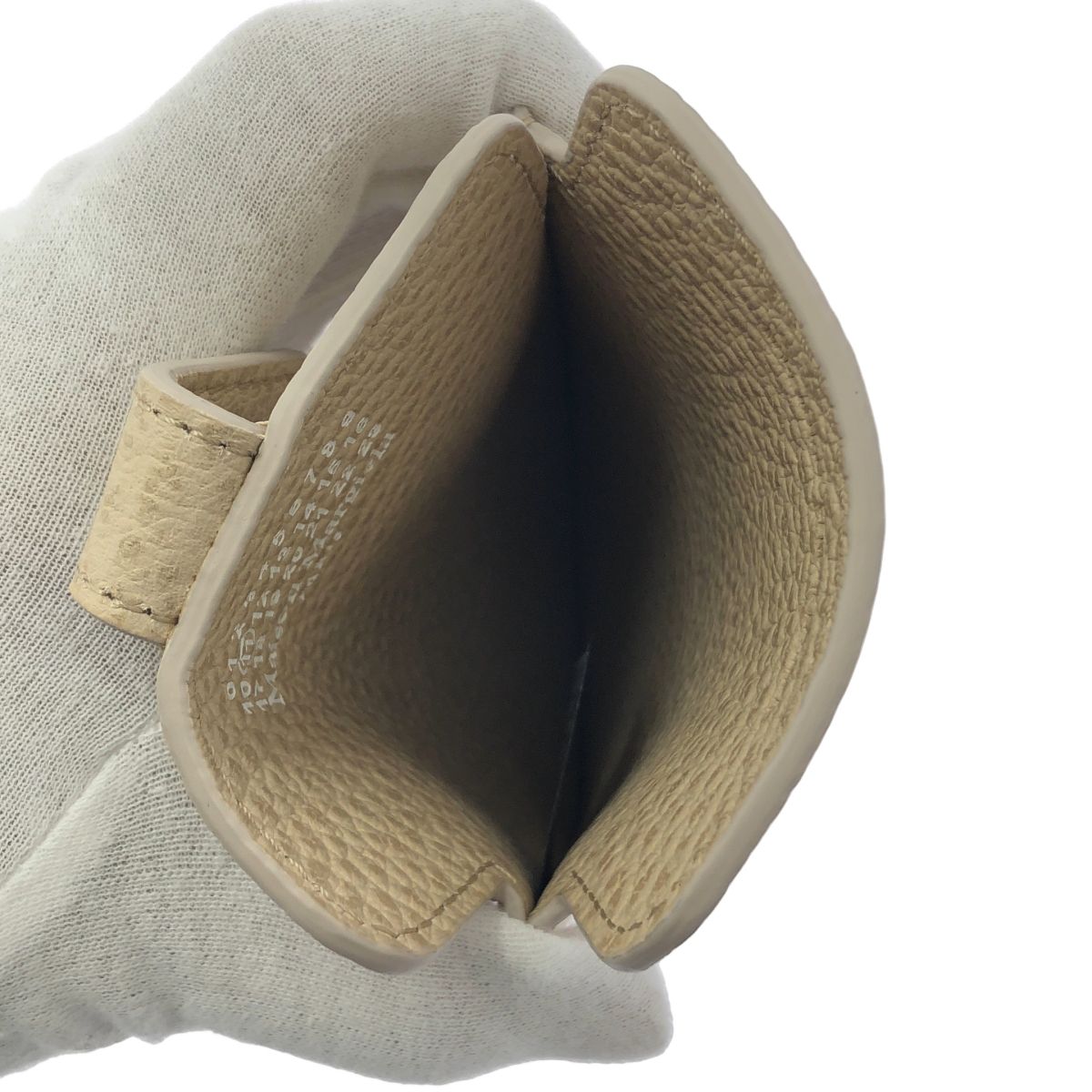 Maison Margiela メゾンマルジェラ 2025AW レザー フォンケース スマホショルダーバッグ ユニセックス ベージュ レディース DECORATOM_COM_BR