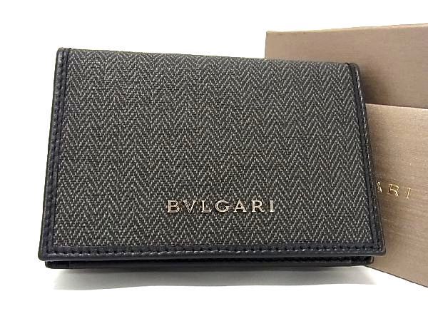 □新品□未使用□ BVLGARI ブルガリ ウィークエンド PVC×レザー カード
