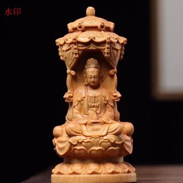 纯手作 精彫地蔵菩薩 坐像 阿智清刀木彫り 香樟彫刻 仏像