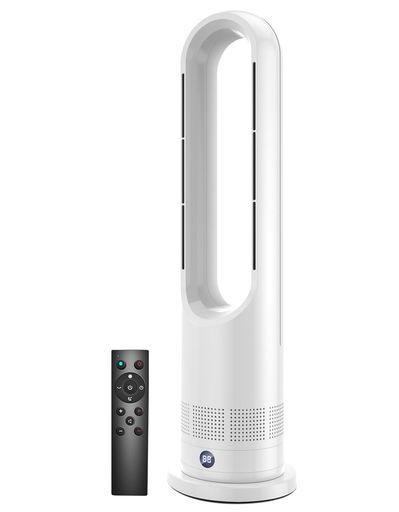 扇風機冷暖兼用羽根なし【8段階送風/3段階温風/DCモーター省エネ