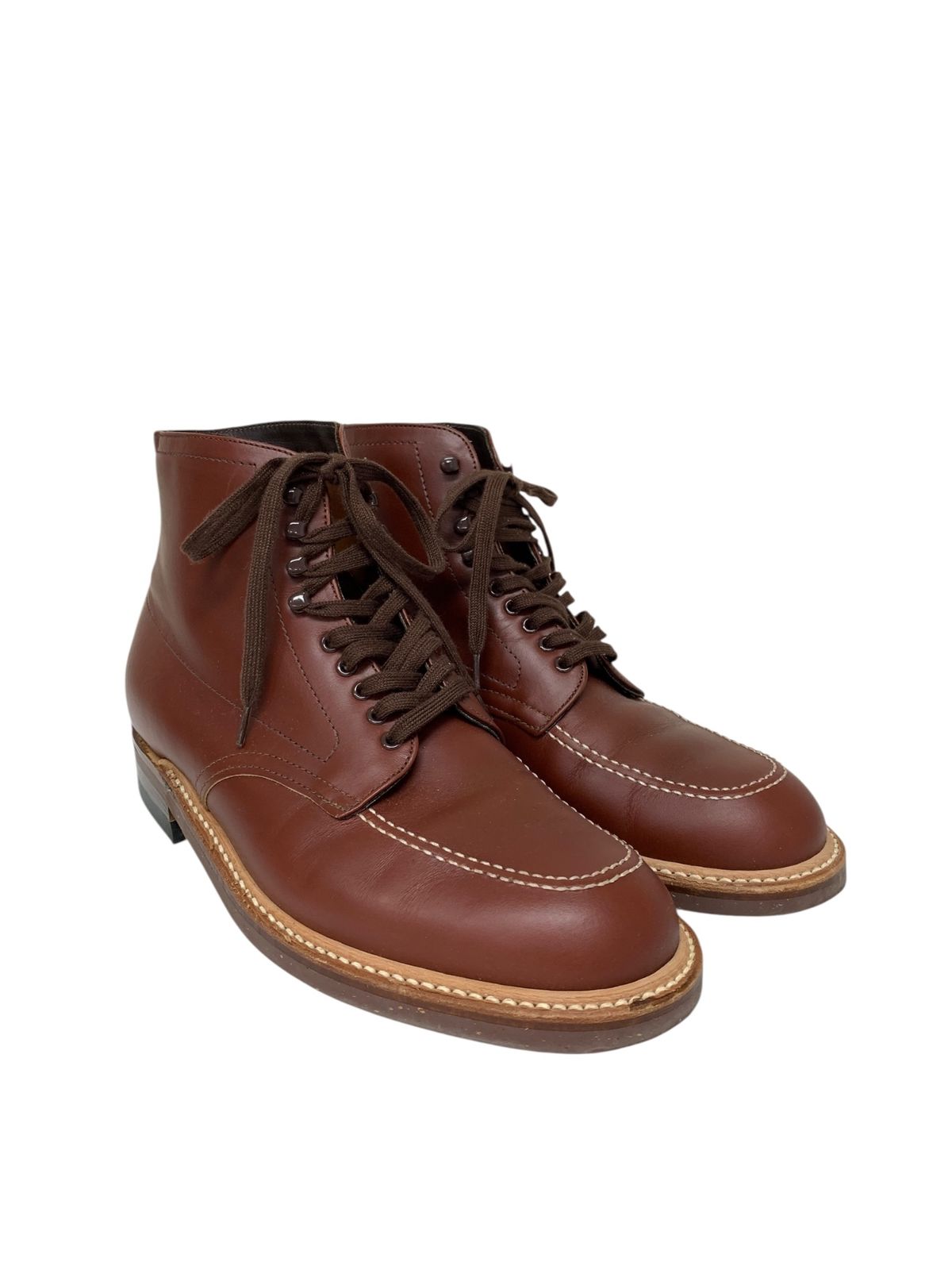 オールデン インディブーツ 405 7 ブラウン カーフレザー ITJ76NOYG2IF