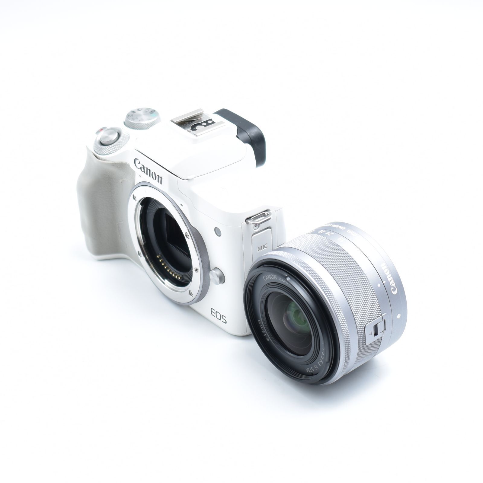 B#10059 Canon ミラーレス一眼カメラ EOS M10 レンズキット(ホワイト  