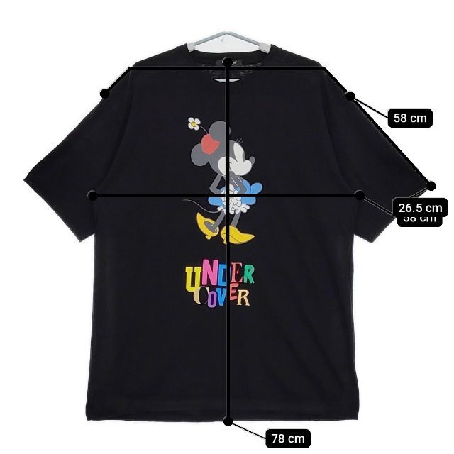UNDERCOVER ミニープリント ミニーマウス サイズ5 Disney ディズニー  