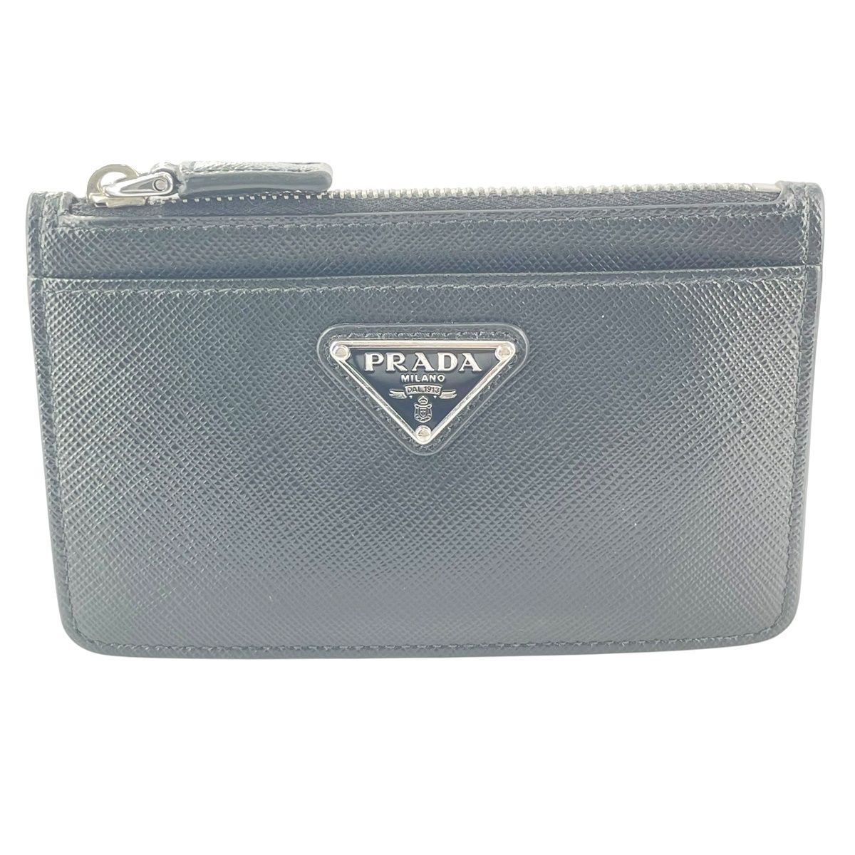 PRADA プラダ サフィアーノトライアングル カードケース コインケース 