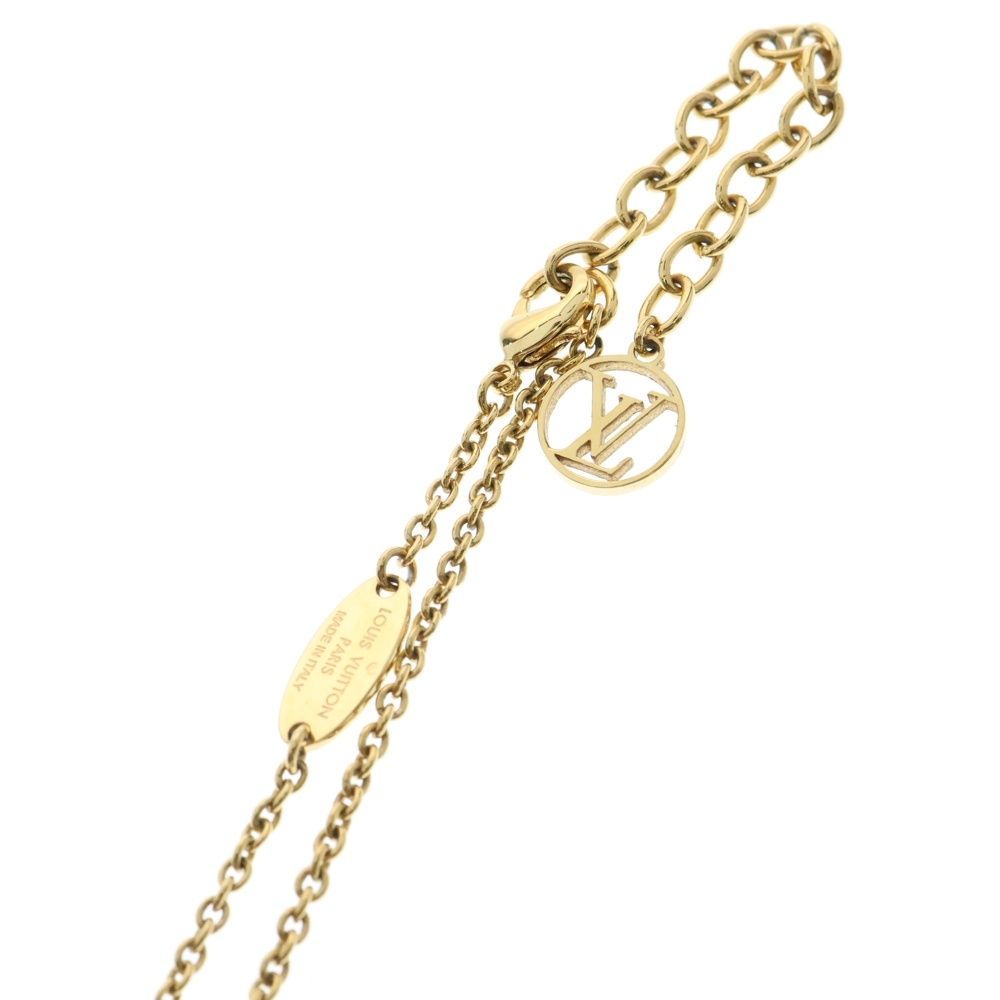 LOUIS VUITTON アイコニックネックレス ゴールド LOUIS VUITTON(ルイヴィトン) LVアイコニックネックレス