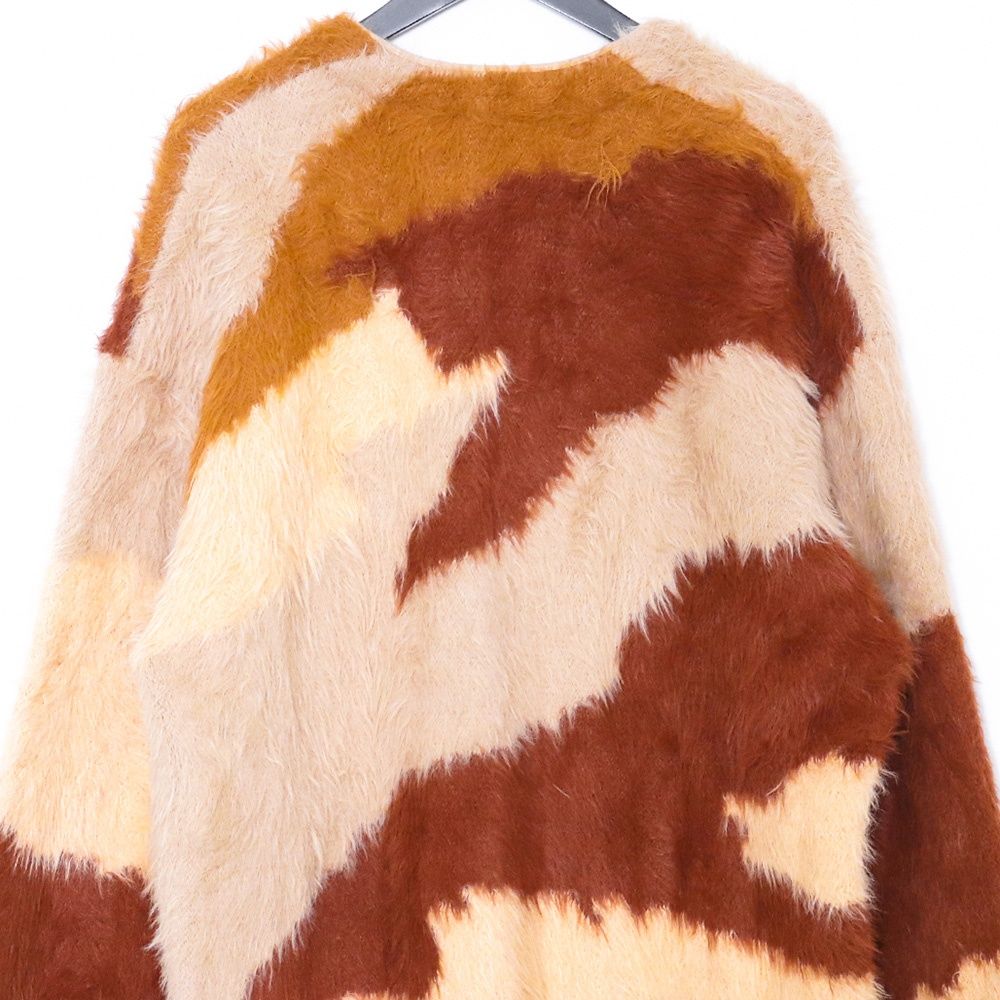 MLVINCE SHAGGY CARDIGAN DESERT CAMO Lサイズ MLVINCE SHAGGY