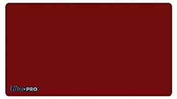 【】Solid Red Play Mat Card Game