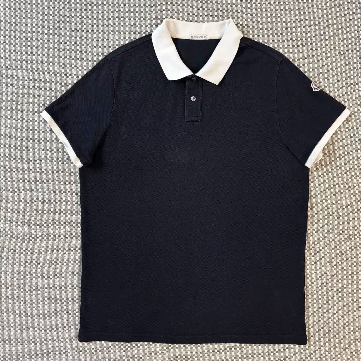 MONCLER モンクレール ポロシャツ ブラック XXL ブラック ポロシャツ : Tシャツ＆ポロシャツ 向けの メンズ