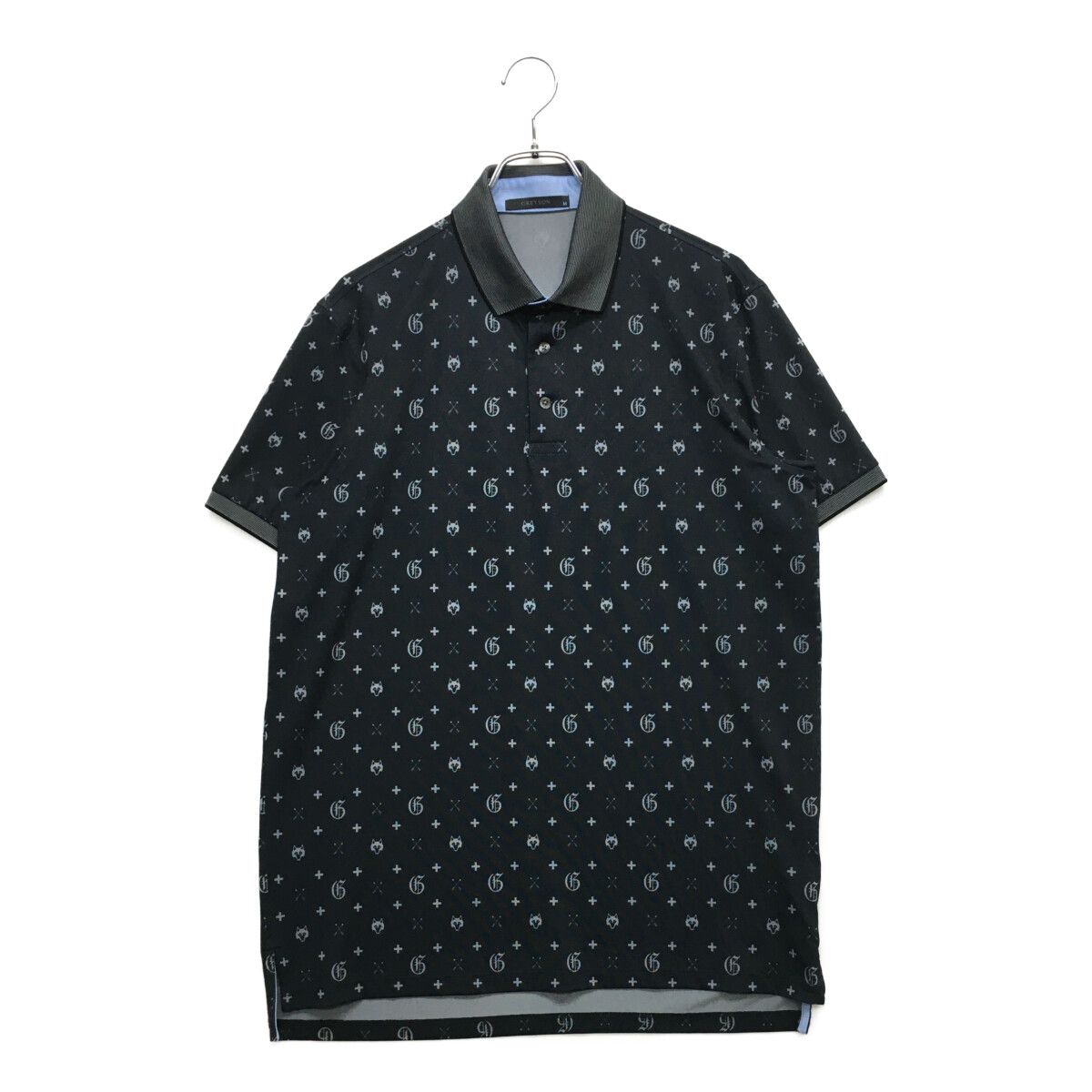 GREYSON グレイソン 半袖ポロシャツ 総柄 ホワイト系 S [240101328474