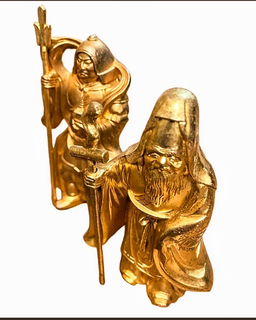 中古／置物】 七福神 開運 24KGP 牧田秀雲作 - メルカリ